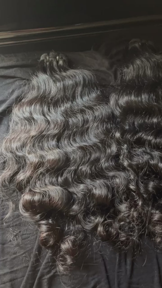 Jet Black Indian Hair Bundles