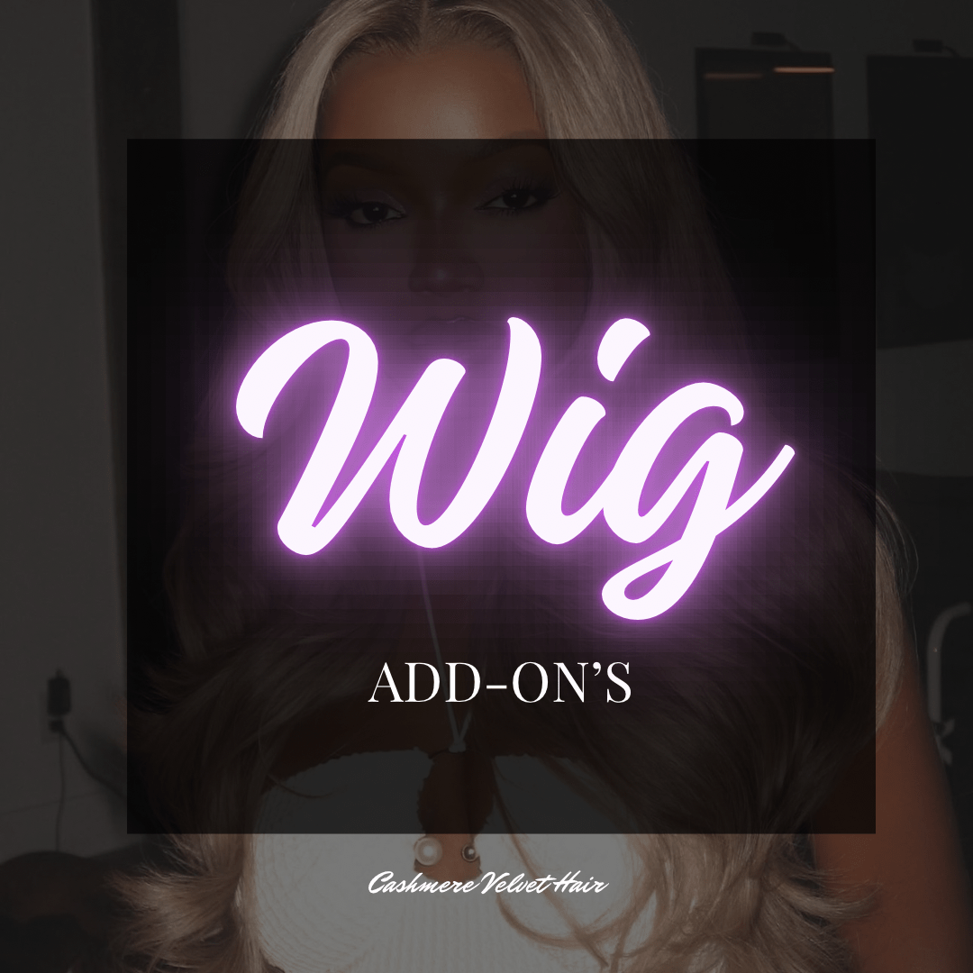 Raw Hair & Frontal Add - On for Wig - Cashmere Velvet HairRaw Hair & Frontal Add - On for WigCashmere Velvet Hair